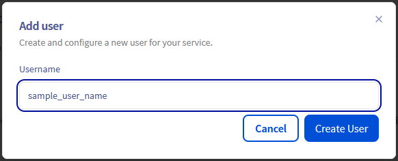 Add a user
