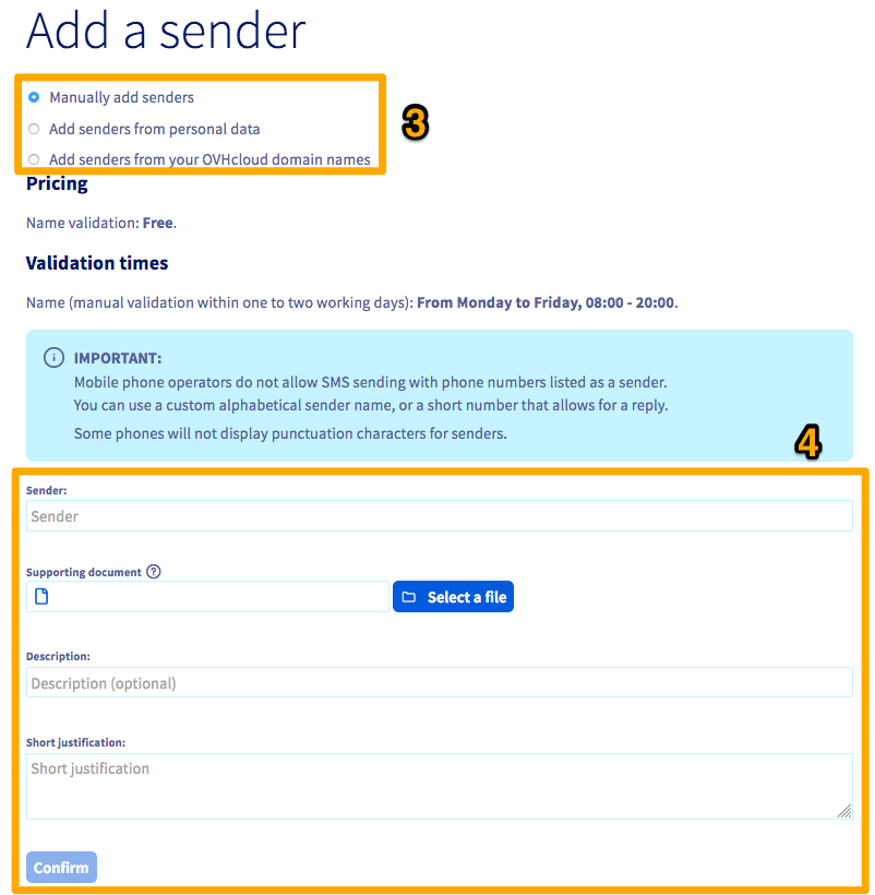 sms send control panel