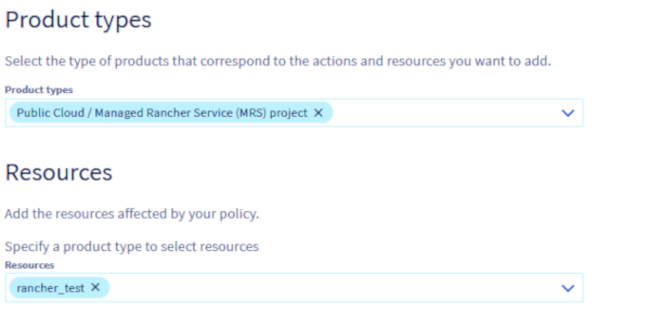 Create policy product types
