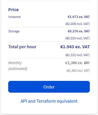 Review pricing