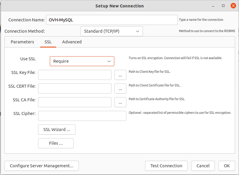 Workbench ssl