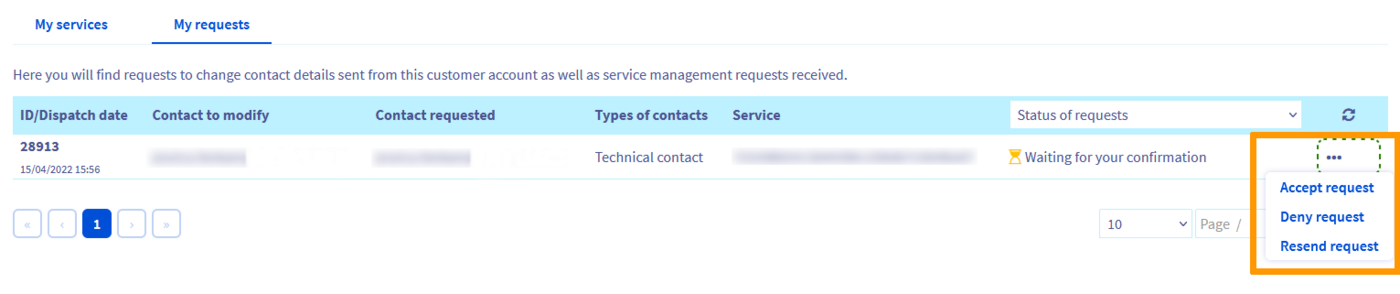 Gestione dei contatti
