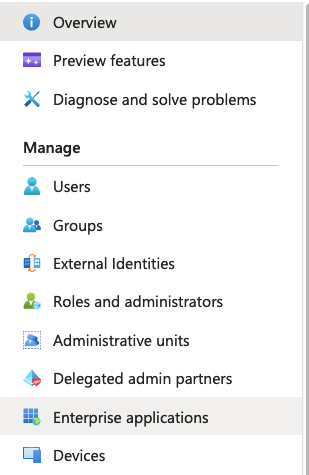 Entra ID Menüanwendungen