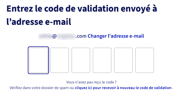 code à usage unique