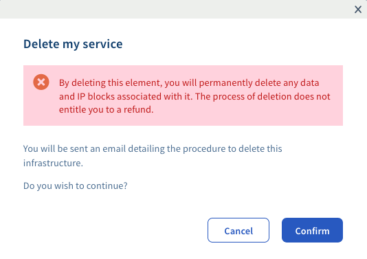 validation resiliation