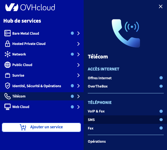 espace client Telecom SMS