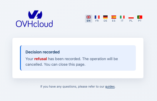 Answer recorded - Reject