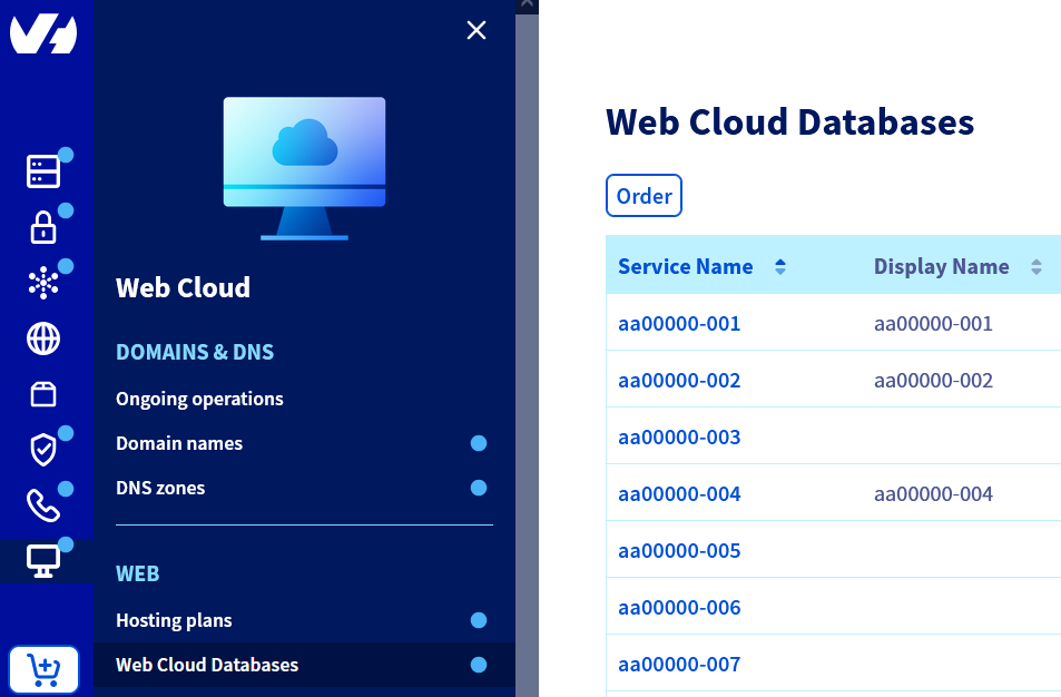 Web Cloud Databases
