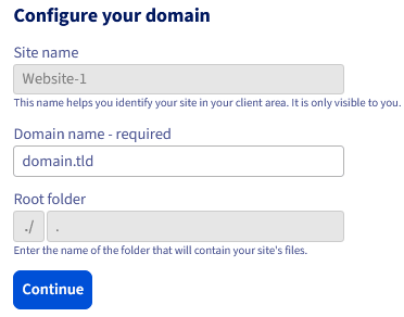 Add external domain