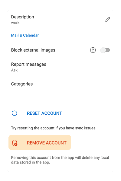 outlook android