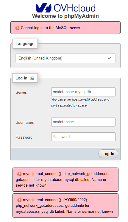 name_or_service_not_known