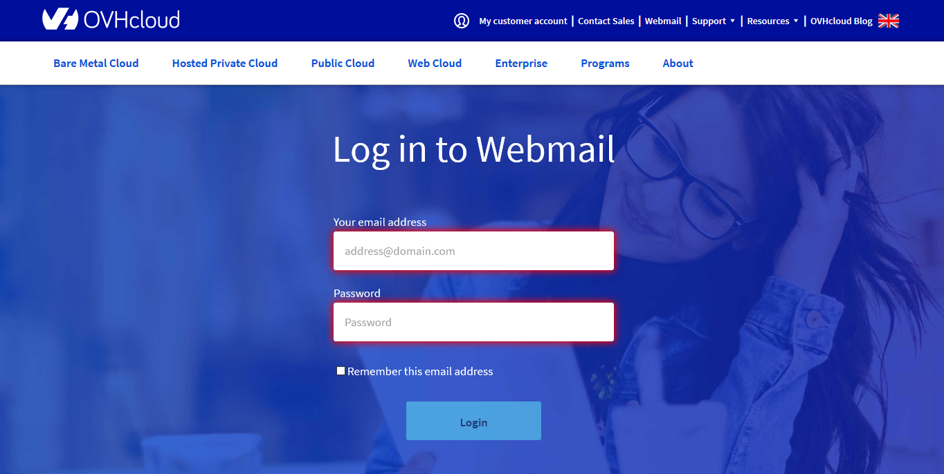 webmail-login-interface