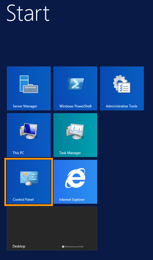 Windows Control Panel