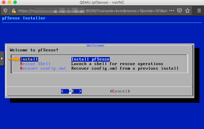 Configuration pfSense 1