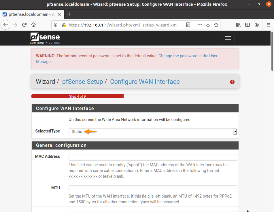 Configuration pfSense 3