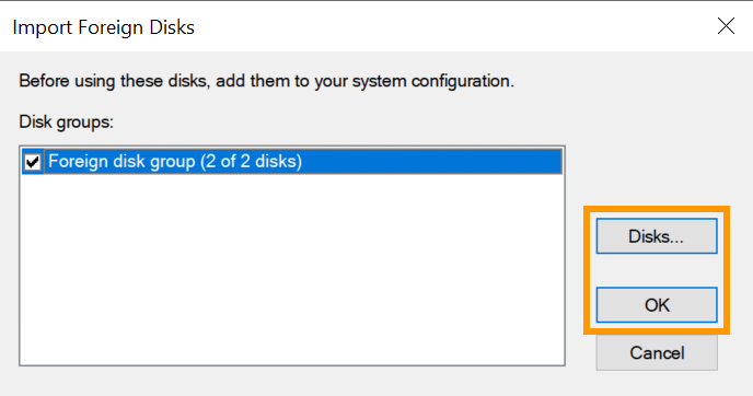 Gestione dischi Windows