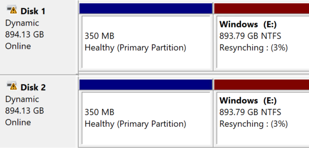Gestione dischi Windows