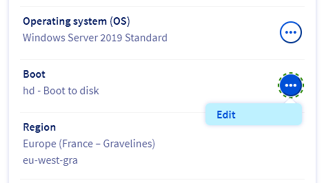 Modifica la modalità di avvio