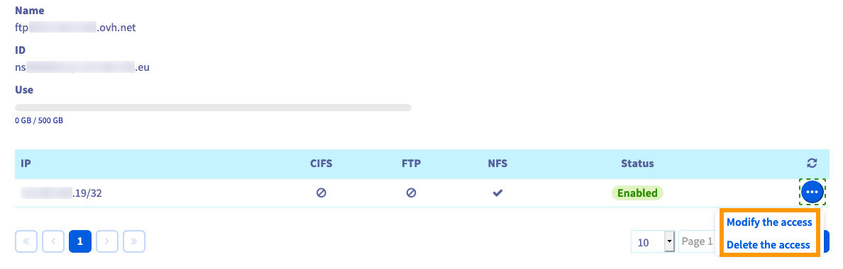 Dodaj dostęp do backupu