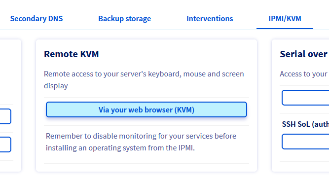 Starten Sie eine Remote KVM-Sitzung