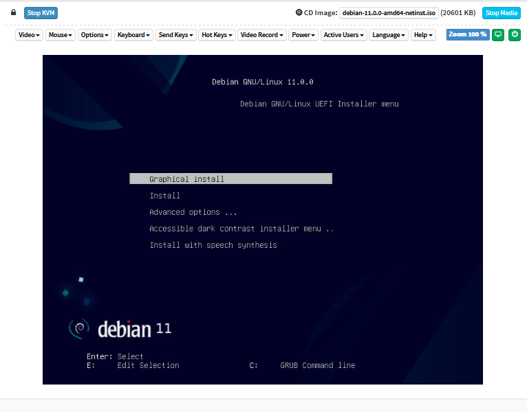 Installazione del KVM
