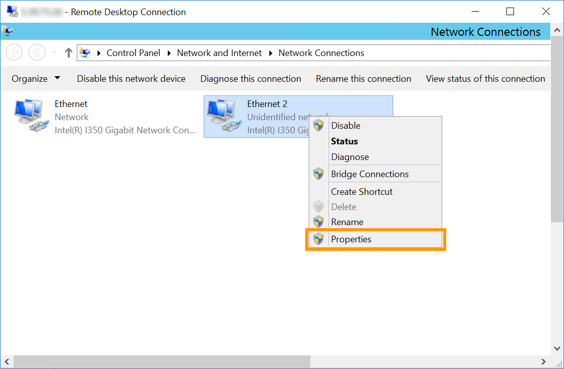 Propiedades de Windows