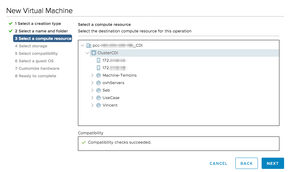 Auswahl der Ressourcen