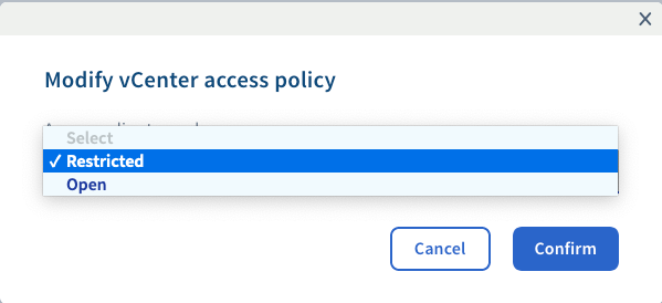 Setting access policy