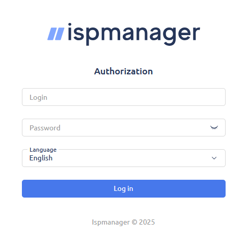 ispmanager install