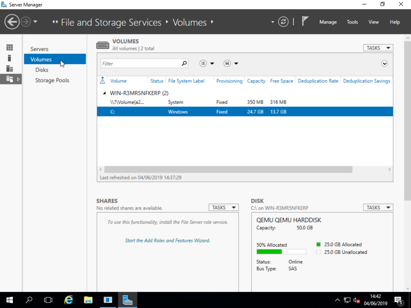 File and Storage Services