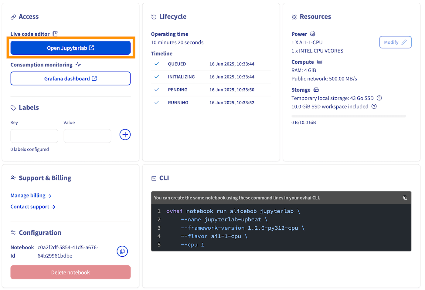 Accessing a Notebook Control Panel manager 2