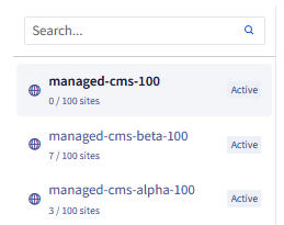 View of the Managed Hosting for WordPress resource in the WordPress hosting list