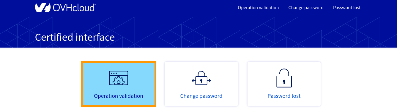 Operation Validation