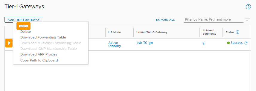 02 Attach DHCP to OVHT1 GATEWAY 02