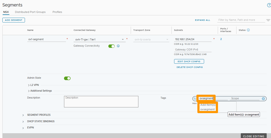 01 Create tag on segment 02
