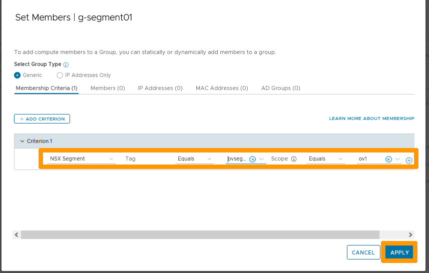 04 Create Group With tag on segment 04