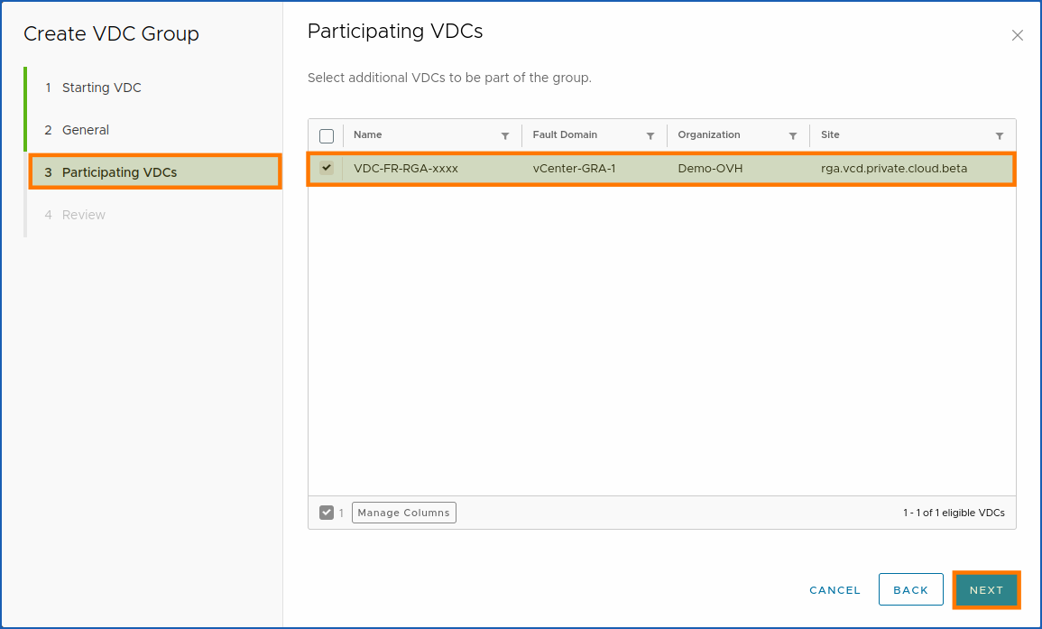 Public VCF as-a-Service Networking Data Center Groups 03