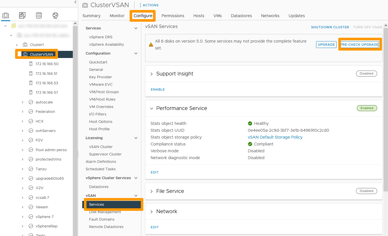 01 vSAN disk format upgrade 01