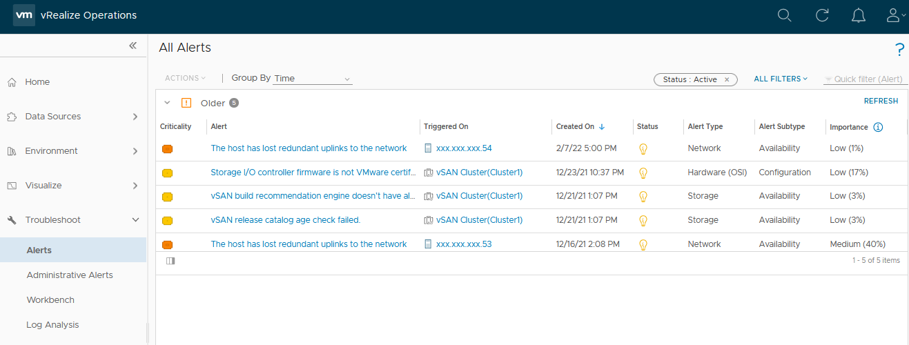 section troubleshoot