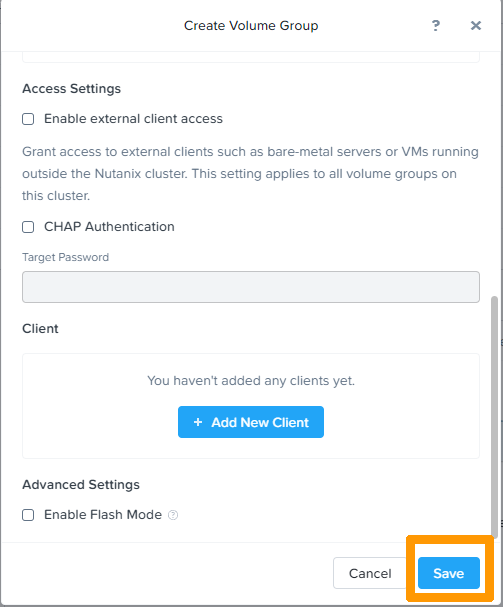 Volume Group Creation4