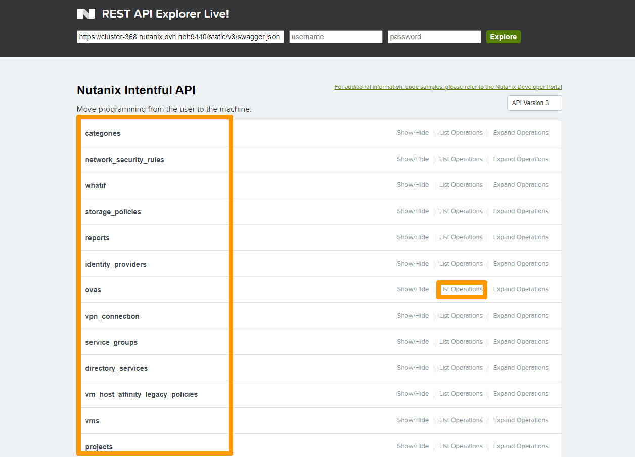 Display RESTAPI commands 02
