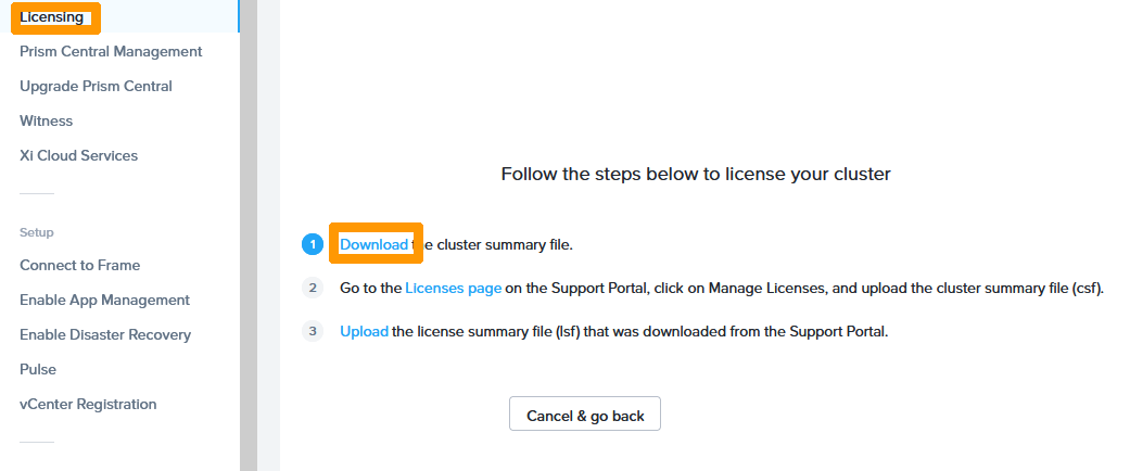 05 generate report with licenses 03