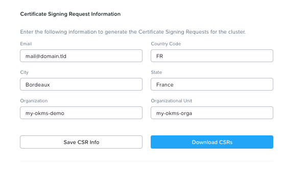 configuration details