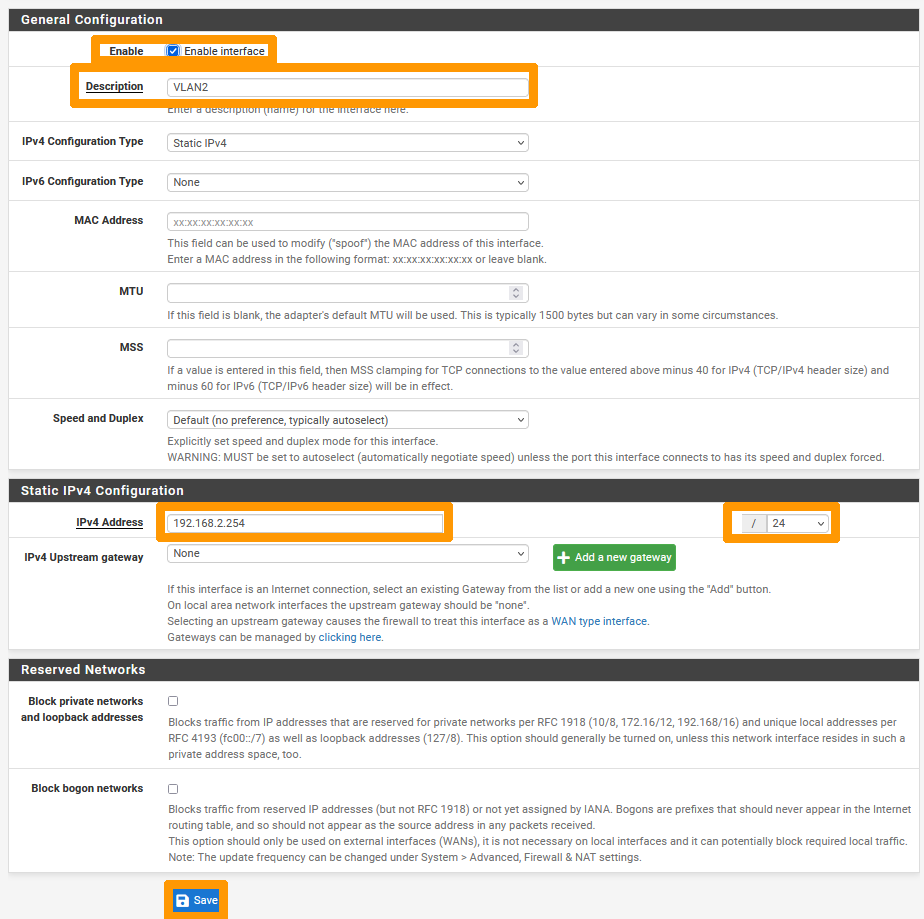 11 assign ip to new interface 02