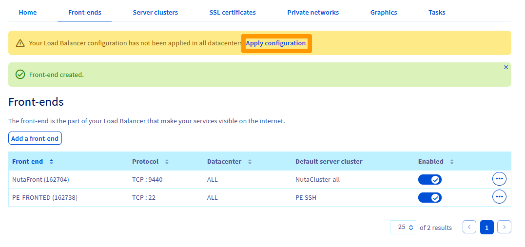 01 Add ssh PE on Load Balancer 13