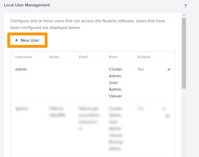 Add local user to Prism Element 03