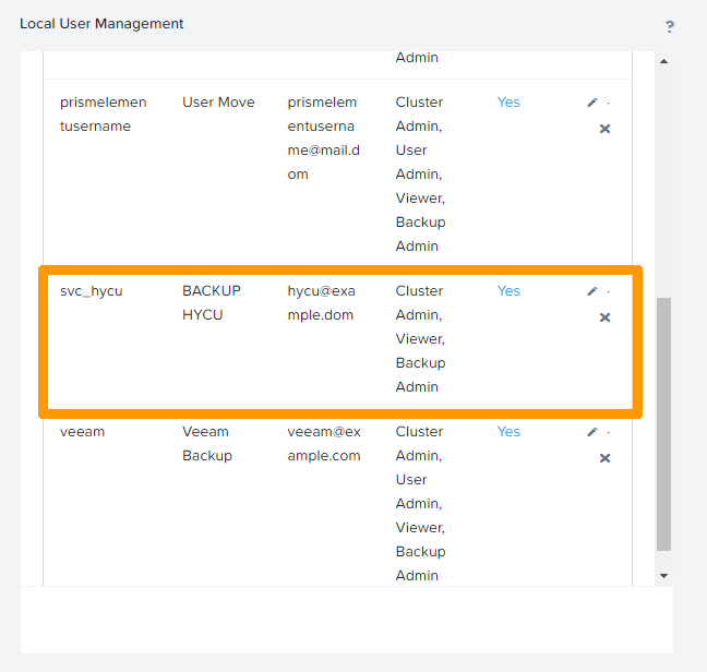 Add local user to Prism Element 05