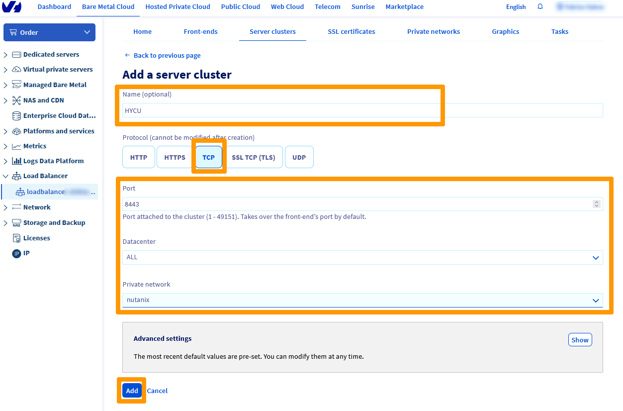 Configure Load Balancer 02