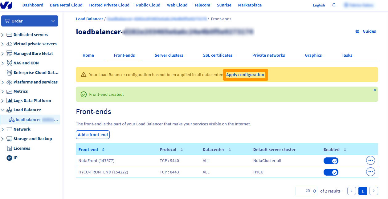Configure Load Balancer 07