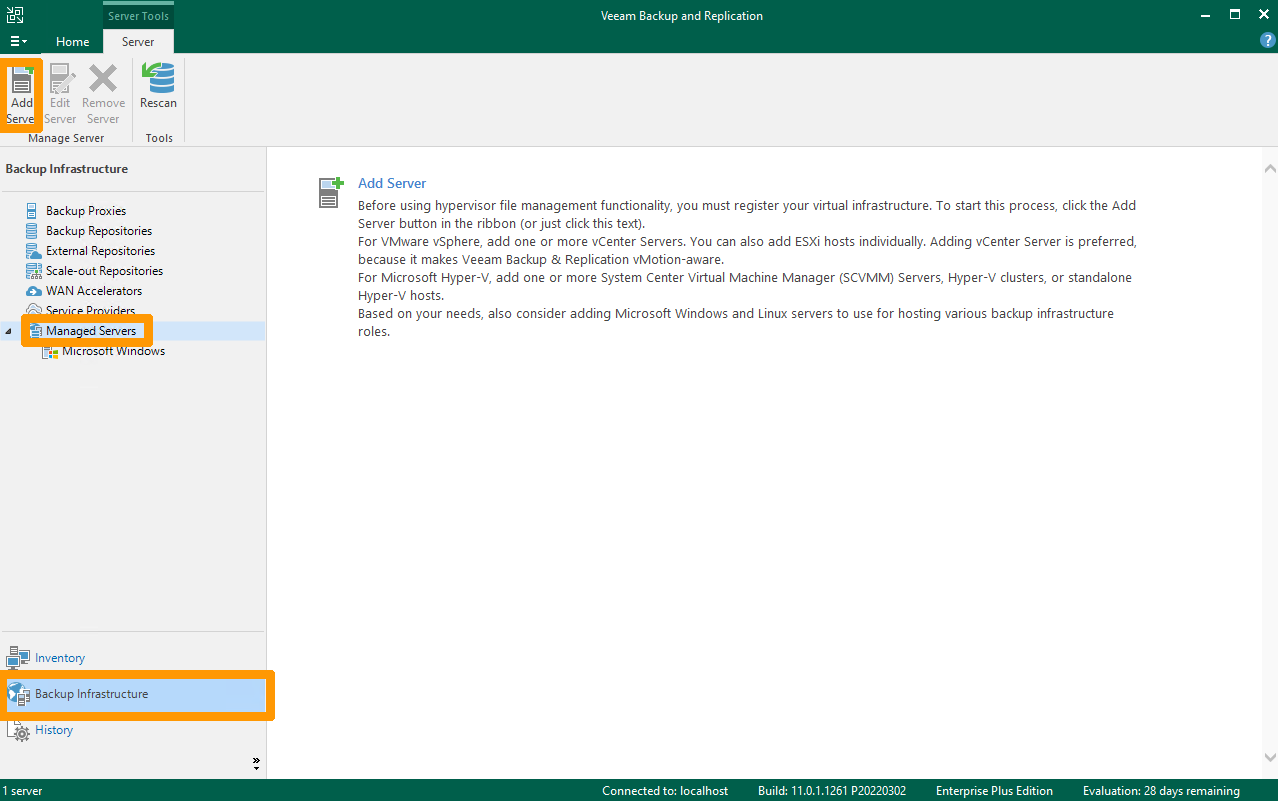 Addon Cluster Nutanix to Veeam 02